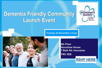 Dementia Friendly Community event on 22 November