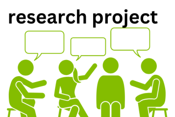 Image of people talking with Pre Diabetes Research Project as title